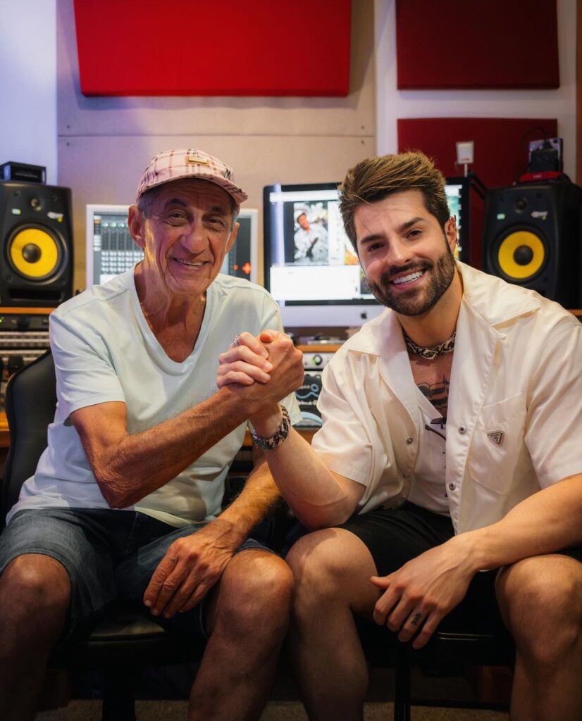 Alok e Fagner divulgam remix de ‘Borbulhas de Amor’
