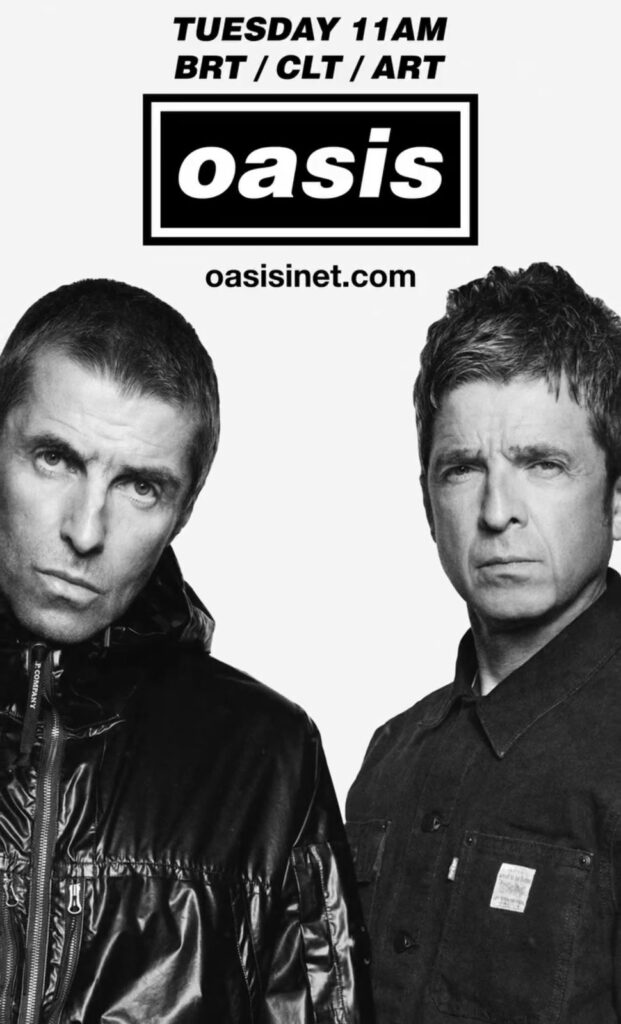 OASIS ANUNCIA DATAS PARA TURNÊ DE RETORNO NA AMÉRICA DO SUL; BRASIL ESTÁ ENTRE OS DESTINOS