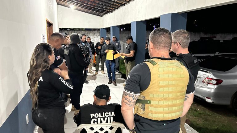 16 MANDADOS DE PRISÃO FORAM CUMPRIDOS PELA POLÍCIA CIVIL QUE EFETUOU PRISÕES NO BAIXO PARNAÍBA E NO VALE DO ITAPECURU