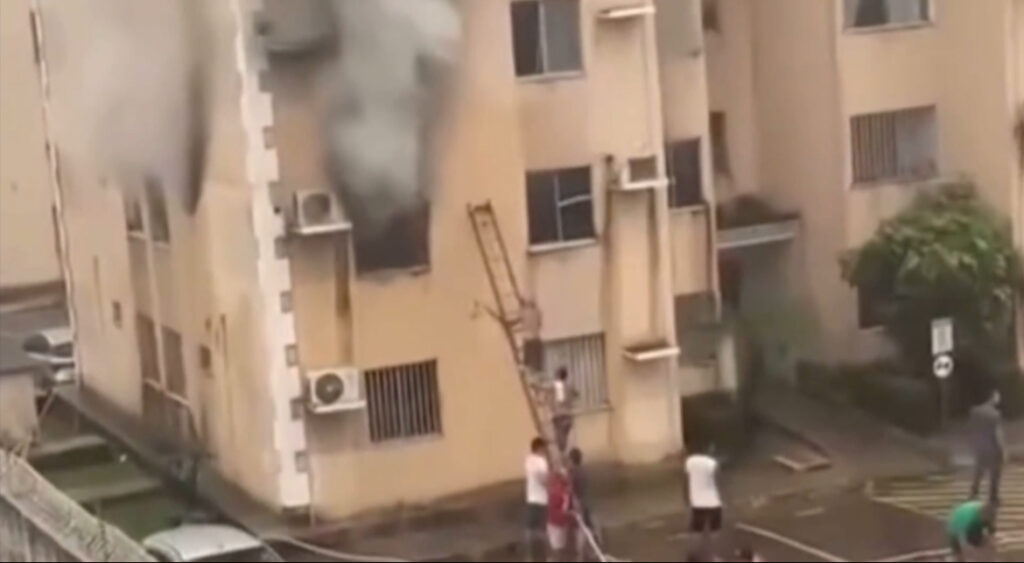 Incêndio atinge apartamento no Turu e deixa feridos em São Luís