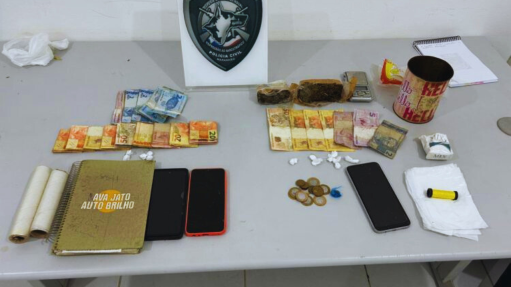 Três pessoas são presas por tráfico de drogas no Maranhão
