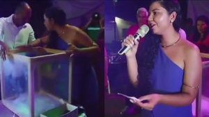 Secretária gera polêmica após sortear a própria mãe em evento da prefeitura