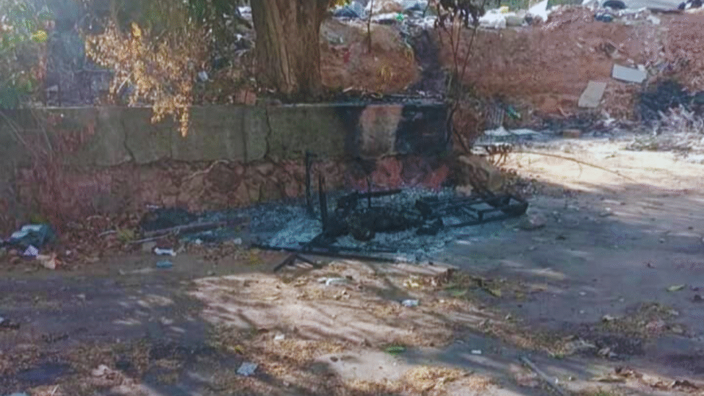 Corpo mutilado e carbonizado é encontrado no bairro da Alemanha