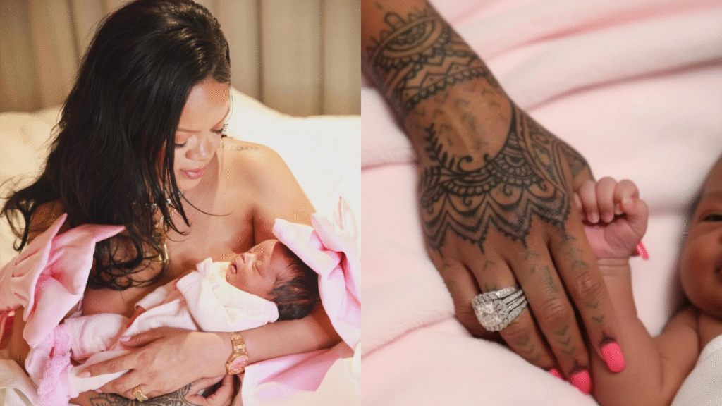 Rihanna celebra nascimento da primeira filha, Rocki Irish Mayers
