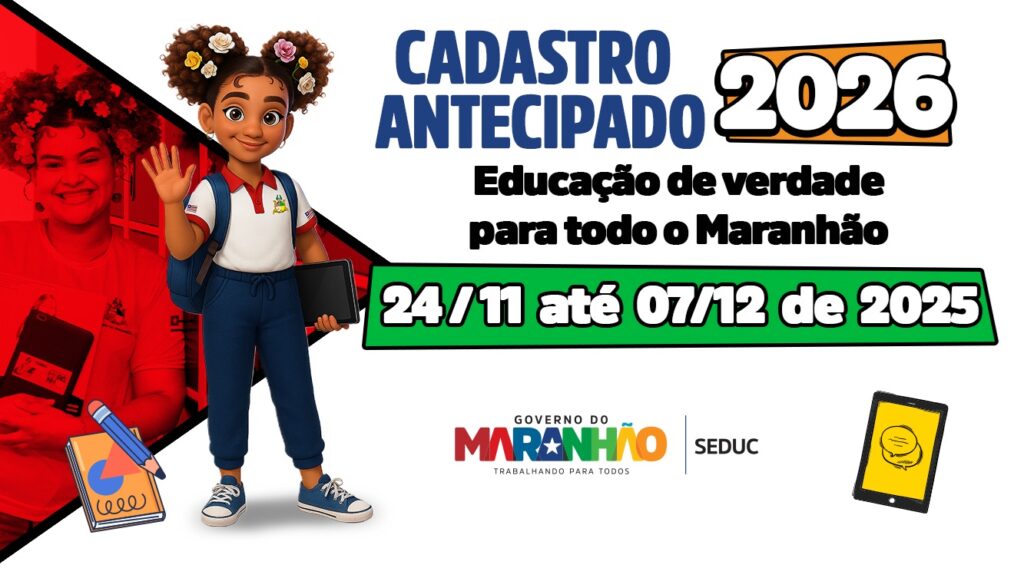 Seduc abre cadastro para novos alunos da rede estadual em 2026
