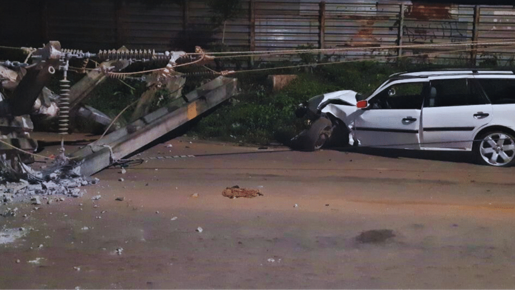 Colisões contra postes caem 15,5% no Maranhão, mas alerta de segurança é reforçado para o Carnaval