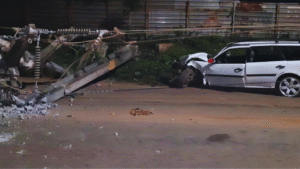 Colisões contra postes caem 15,5% no Maranhão, mas alerta de segurança é reforçado para o Carnaval